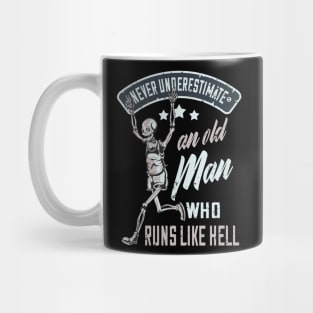 Running Sport Funny Runner Old Man Gift Mug